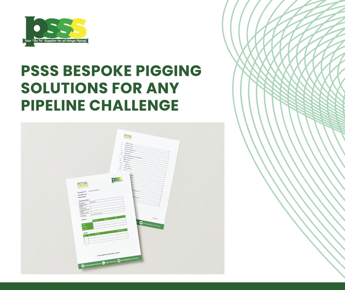 PSSS Bespoke Pigging Solutions for Any Pipeline Challenge