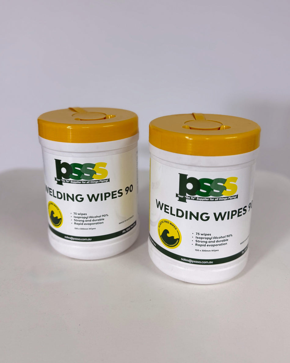 Australian Made Welding Wipes 90% Isopropyl Alcohol Solution