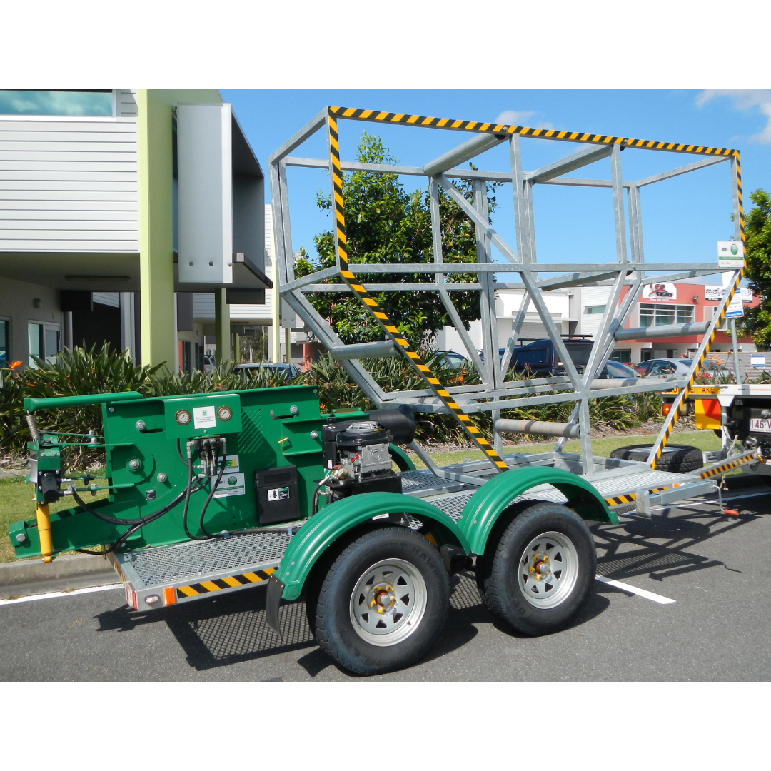 Line Tamer Ruler Line Tamer Decoiling Trailer | Piping Specialty Supply Service