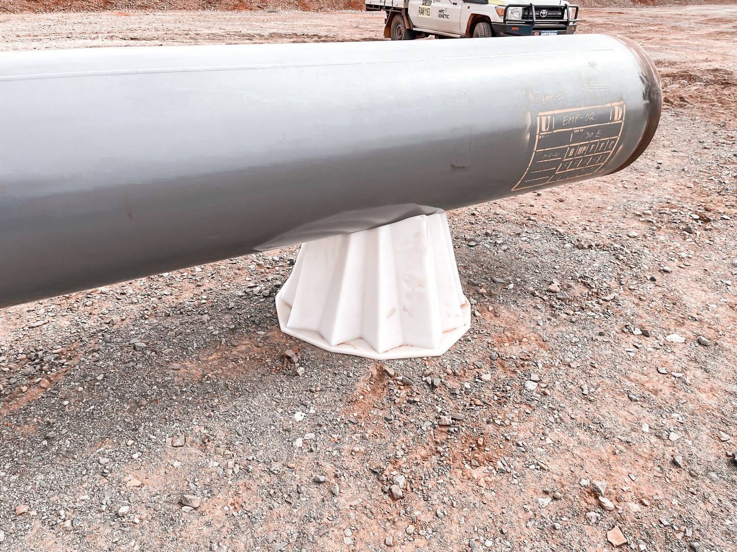 Stackable Plastic Pipe Cones | Pipe Support Solutions - PSSS – Piping ...